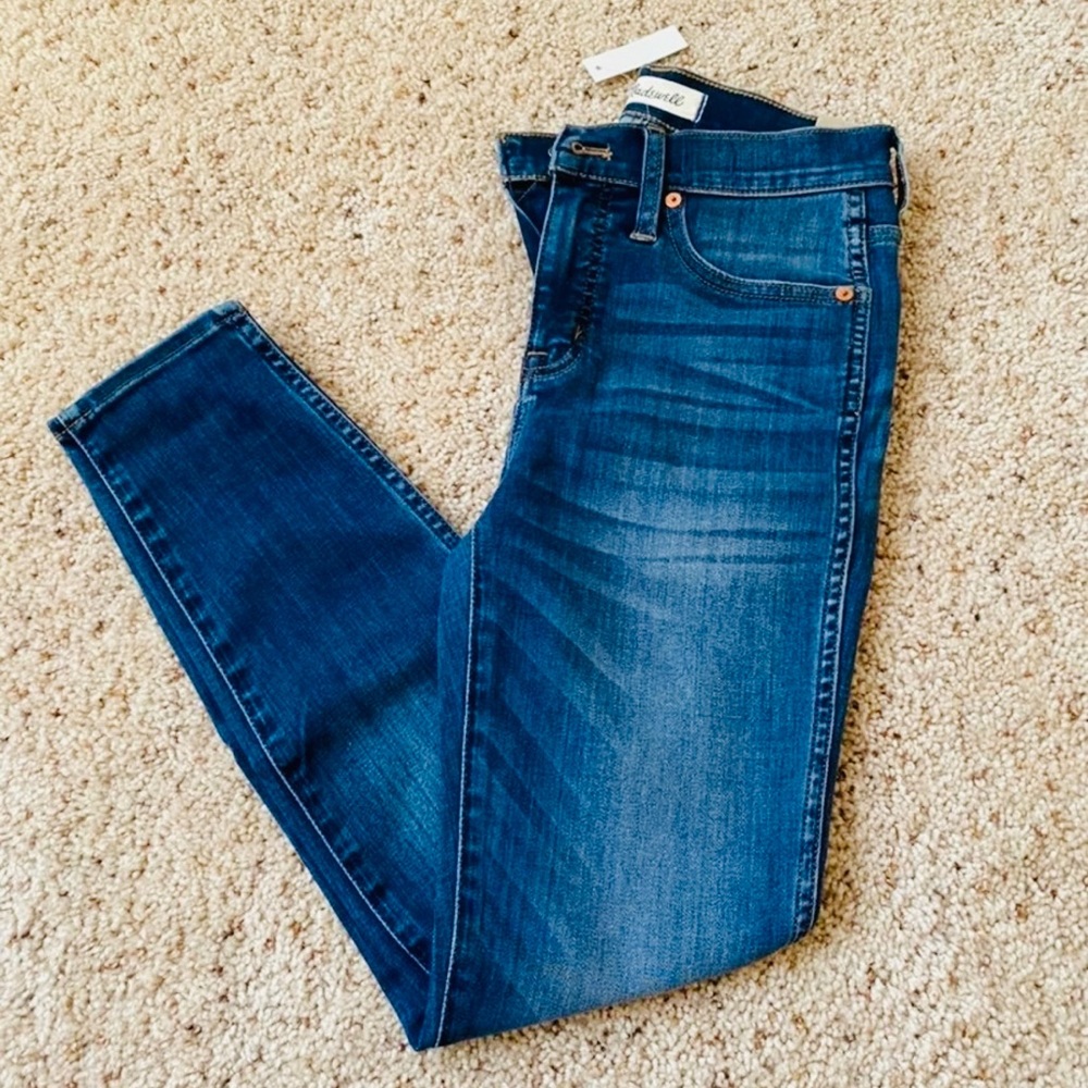 NWT Madewell 10” High rise skinny 26P